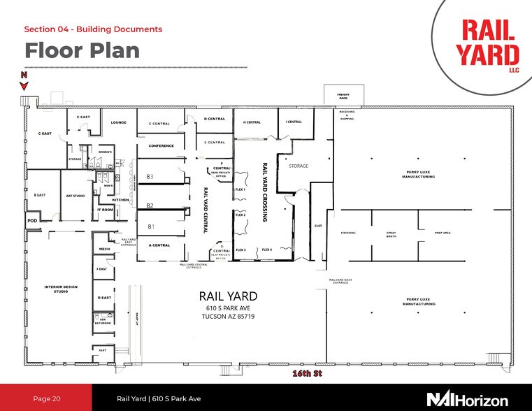 More Photos Of 610 S Park Ave, Tucson Loft Creative Space For Sale