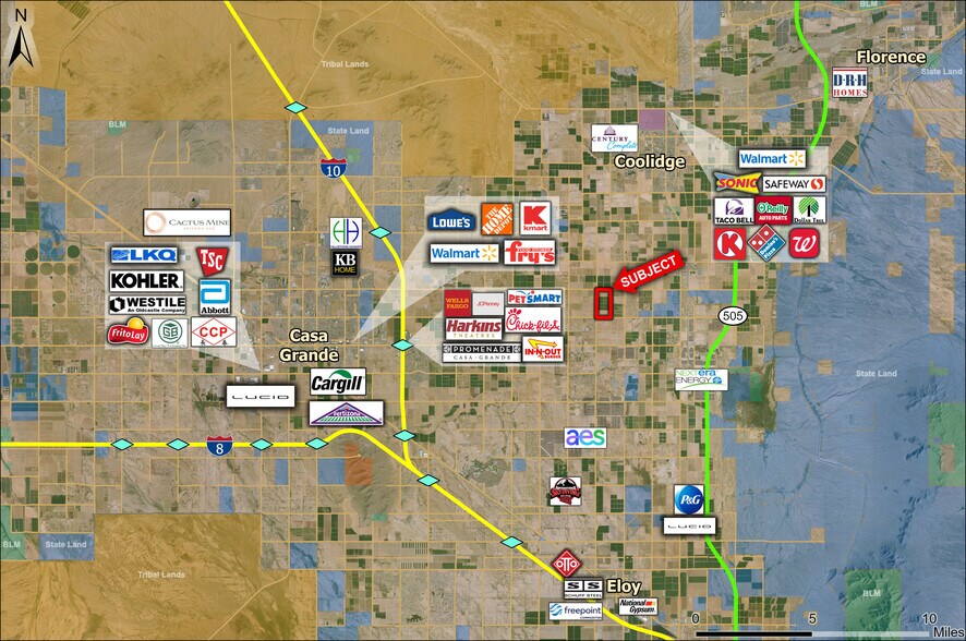 More Photos Of NEC 11 Mile Corner and Storey Road, Casa Grande Land For Sale