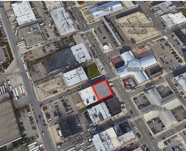 More Photos Of 2625-2641 RUSSELL St, Detroit Warehouse For Sale