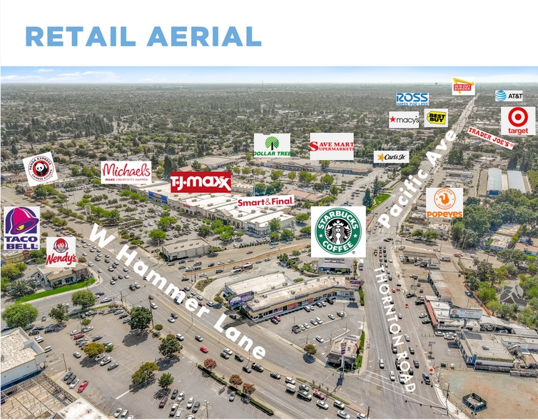 More Photos Of 1010-1016 W Hammer Ln, Stockton General Retail For Lease