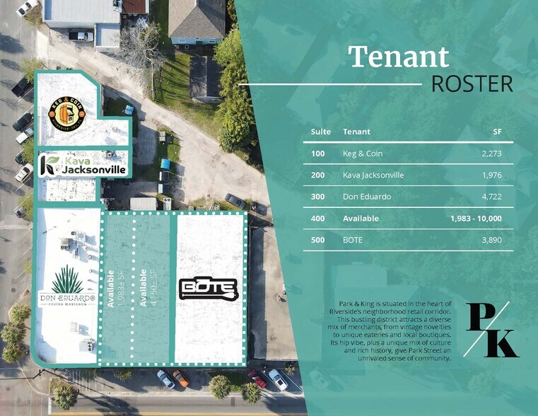 More Photos Of 2655-2665 Park St, Jacksonville Storefront For Lease