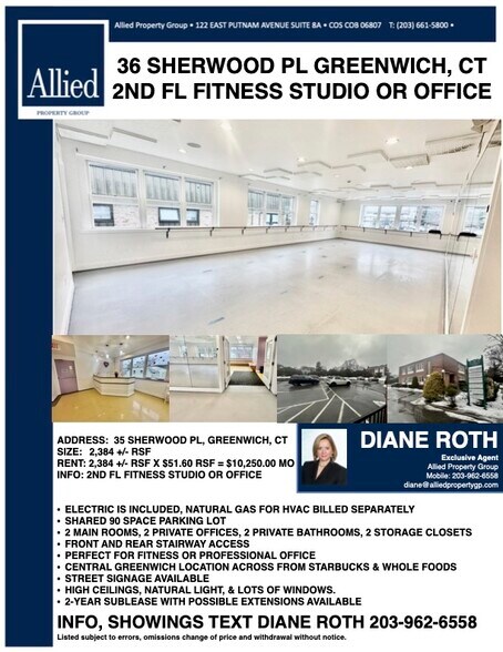 More Photos Of 36 Sherwood Pl, Greenwich Office For Lease