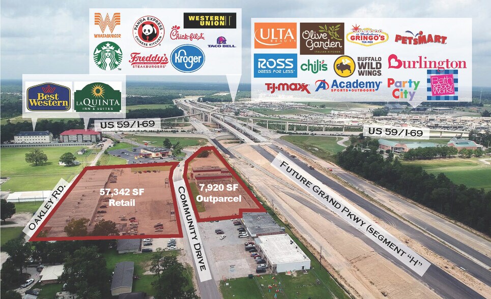 More Photos Of 22480-22606 Community Dr, New Caney Freestanding For Lease