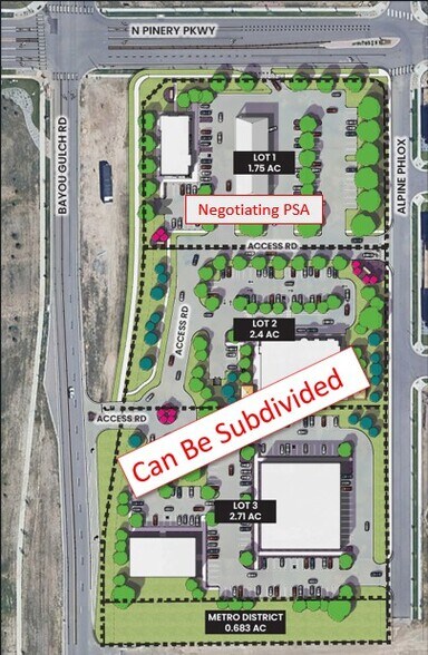 More Photos Of N. Pinery Parkway @ Bayou Gulch, Parker Land For Lease