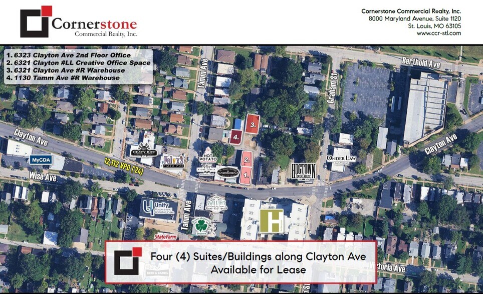 More Photos Of 6321 Clayton Ave, Saint Louis Warehouse For Lease