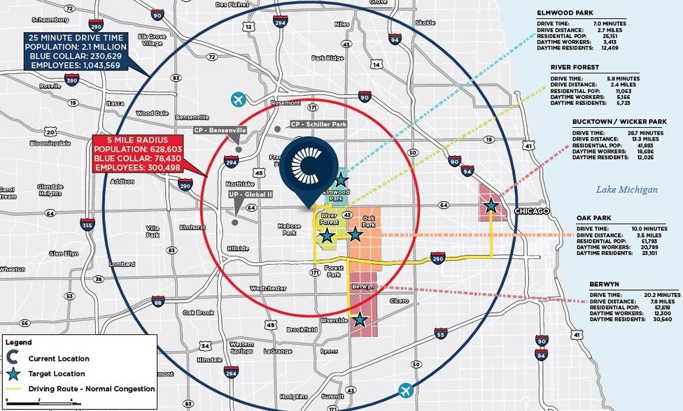 More Photos Of 1801 N 5th Ave, Melrose Park Distribution For Lease