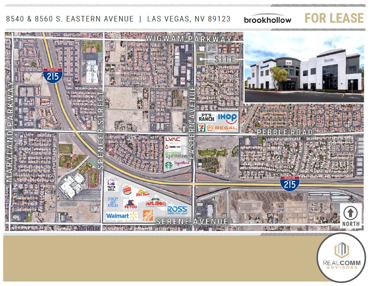 More Photos Of 8560 S Eastern Ave, Las Vegas Unknown For Lease