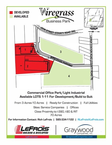 Primary Photo Of Wiregrass Parkway, West Henrietta Land For Lease