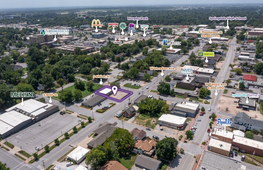 More Photos Of 313 W Meadow Ave, Springdale Storefront Retail Office For Lease
