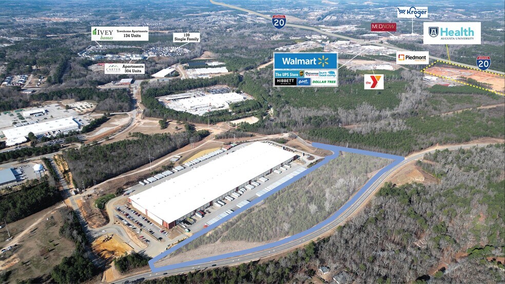 More Photos Of 15.79 AC Gateway blvd, Grovetown Land For Sale