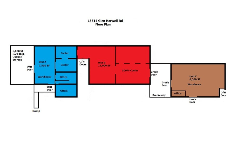 More Photos Of 13514 Glen Harwell Rd, Dover Warehouse For Lease