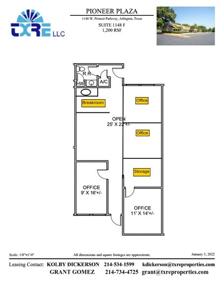 More Photos Of 1140 W Pioneer Pky, Arlington Office For Lease