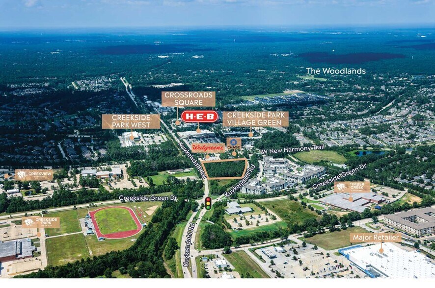 Primary Photo Of NEQ of Kuykendahl Rd & Creekside Green Dr, The Woodlands Land For Sale
