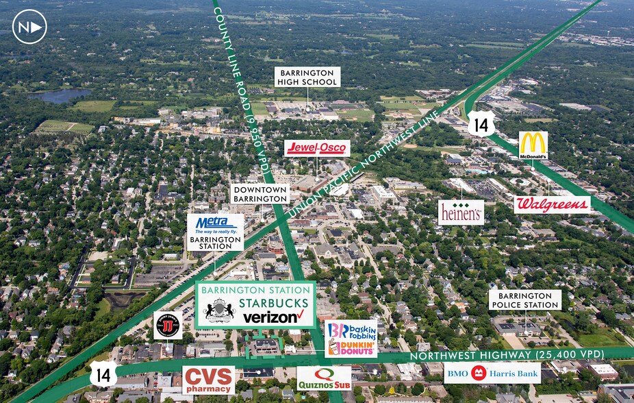 More Photos Of 114-120 S Northwest Hwy, Barrington Storefront For Sale