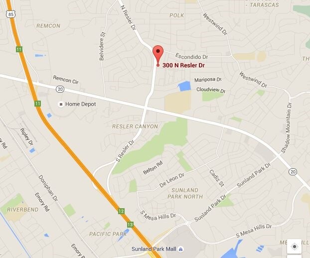 More Photos Of 300 N Resler Dr, El Paso Unknown For Lease