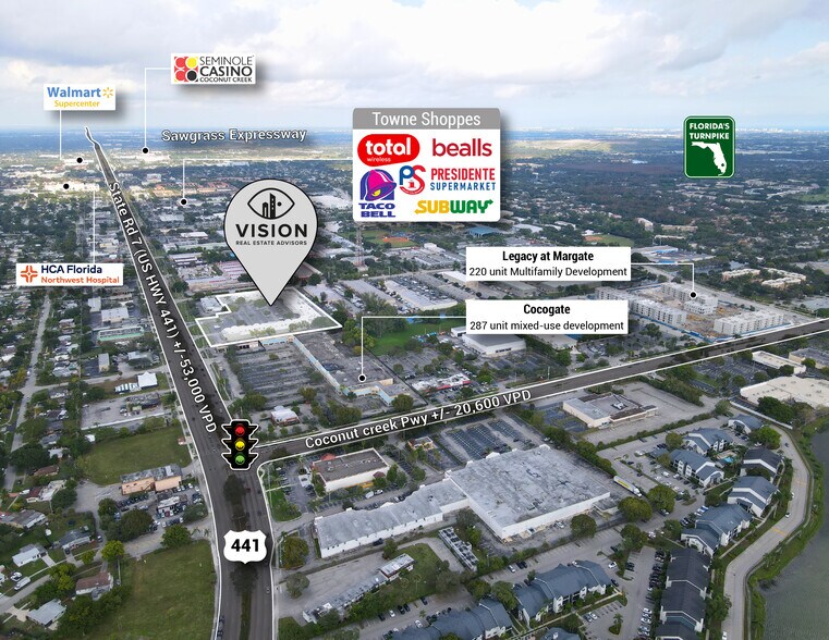 More Photos Of 1360 N State Road 7, Margate Freestanding For Lease