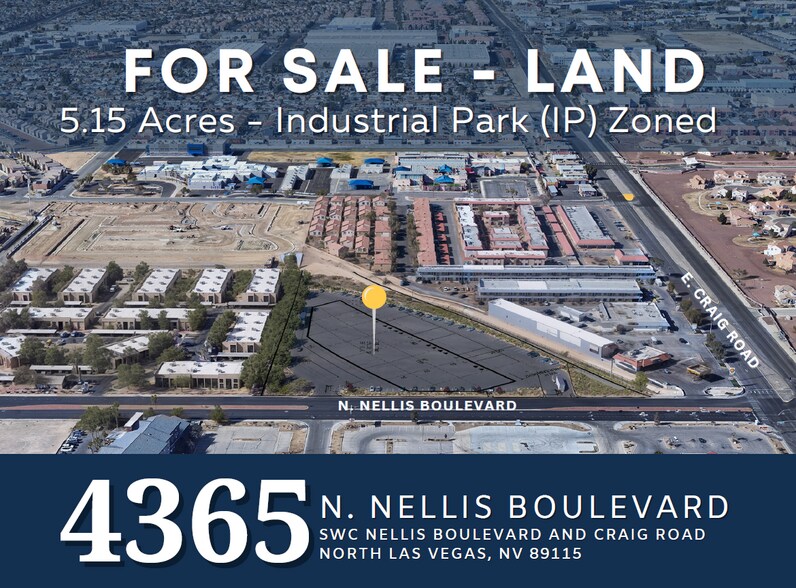 Primary Photo Of 4365 N Nellis Blvd, Las Vegas Land For Sale