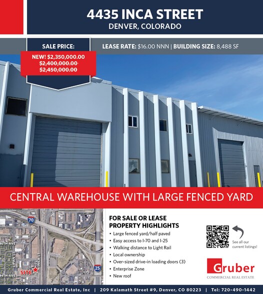 Primary Photo Of 4435 Inca St, Denver Warehouse For Lease
