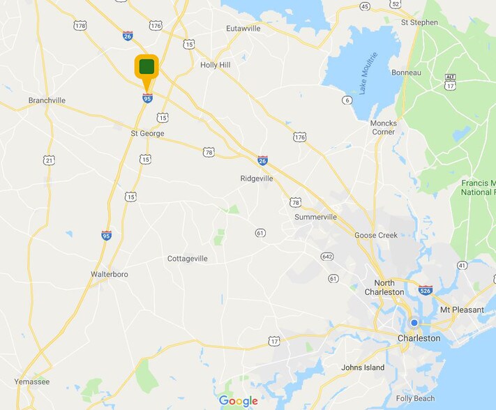 More Photos Of Charleston Hwy @ US 178/I-95, Saint George Land For Sale