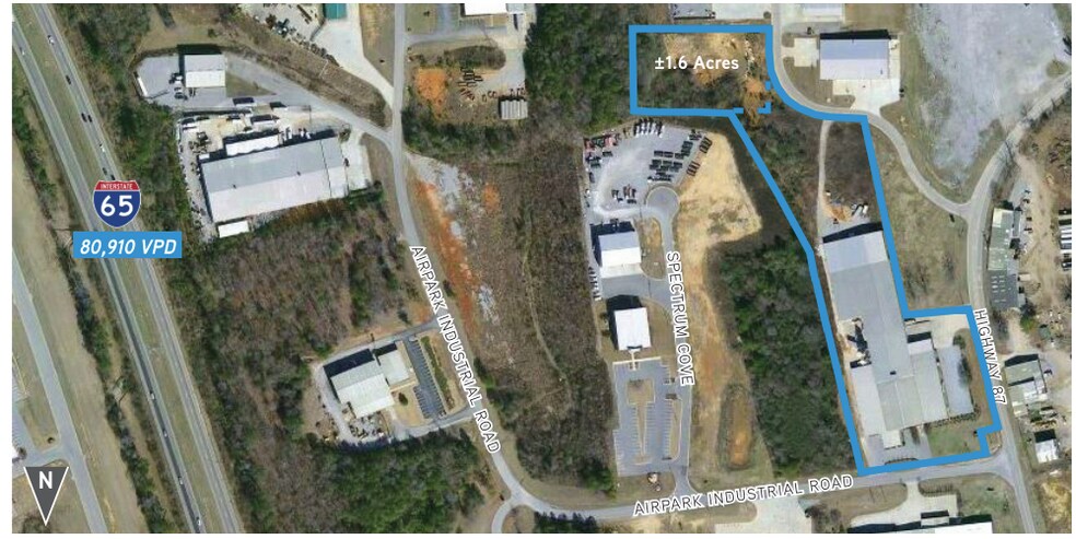 More Photos Of 100 Airpark Industrial Rd, Alabaster Warehouse For Sale