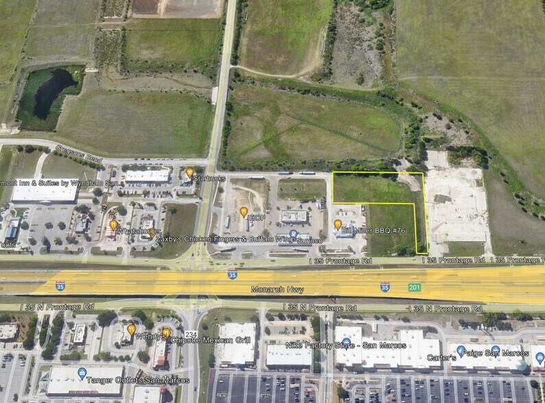 Primary Photo Of Center Point Rd & I-35 Hwy, San Marcos Land For Sale