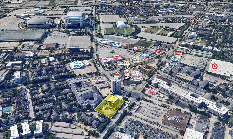 More Photos Of 7807 Main St, Houston Land For Lease