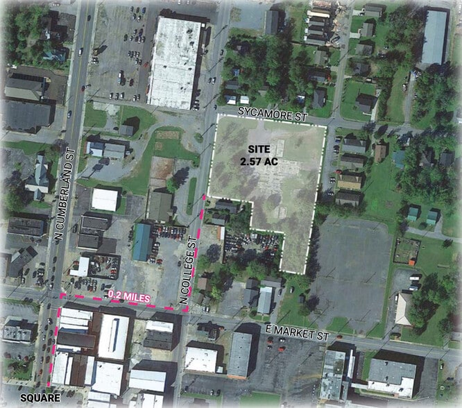 Primary Photo Of 215 N College St, Lebanon Land For Sale