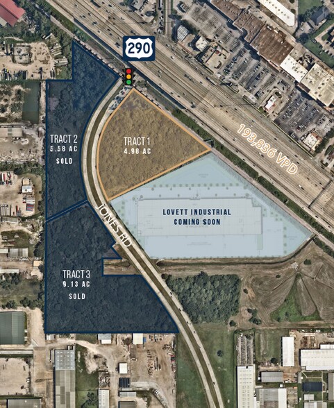 Primary Photo Of US 290 & Jones Road, Houston Land For Sale