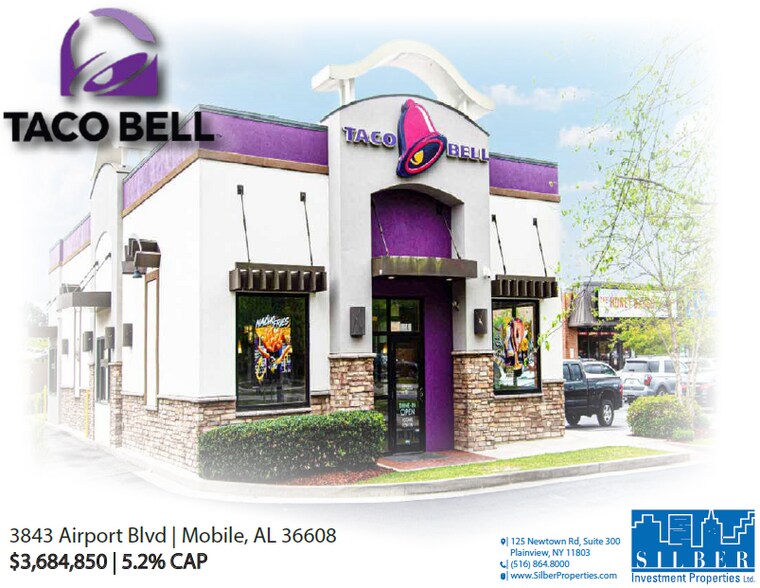 Primary Photo Of 3843 Airport Blvd, Mobile Fast Food For Sale