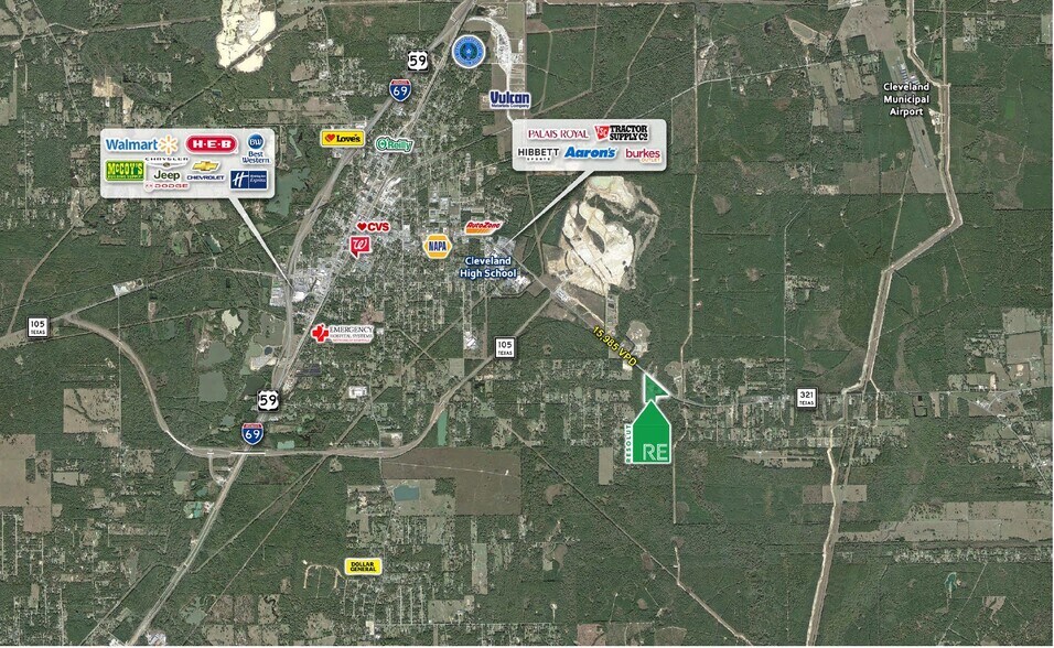 More Photos Of 26003 TX-321, Cleveland Land For Sale