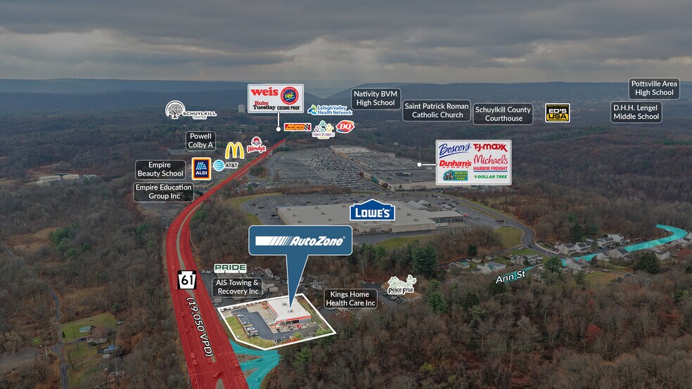 More Photos Of 489 Pottsville Saint Clair Hwy, Pottsville Auto Repair For Sale