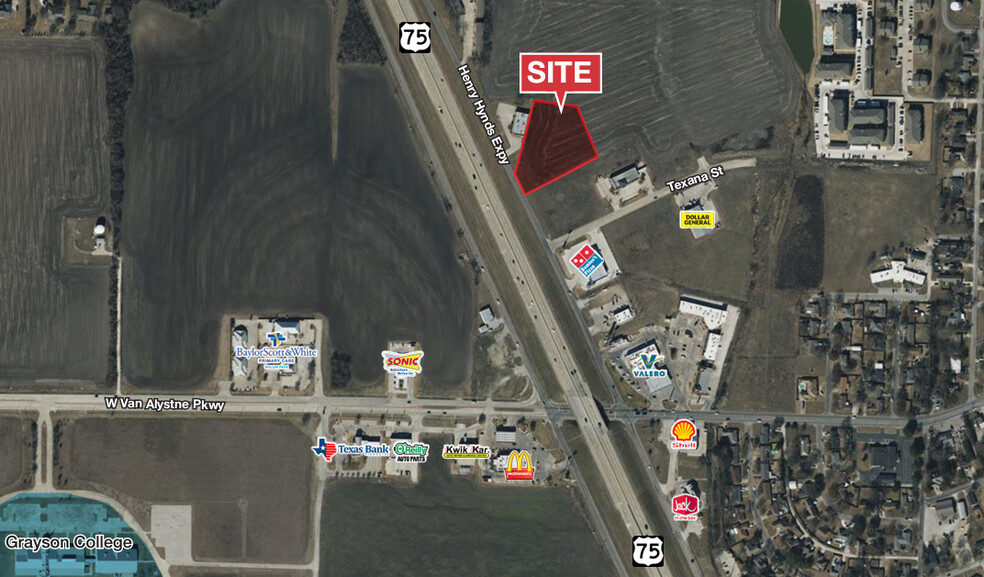 Primary Photo Of NEC US Highway 75 & Texana St, Van Alstyne Land For Lease