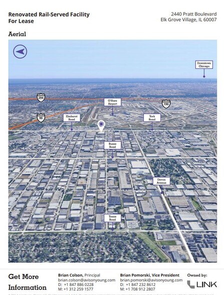 More Photos Of 2440 Pratt Blvd, Elk Grove Village Distribution For Lease