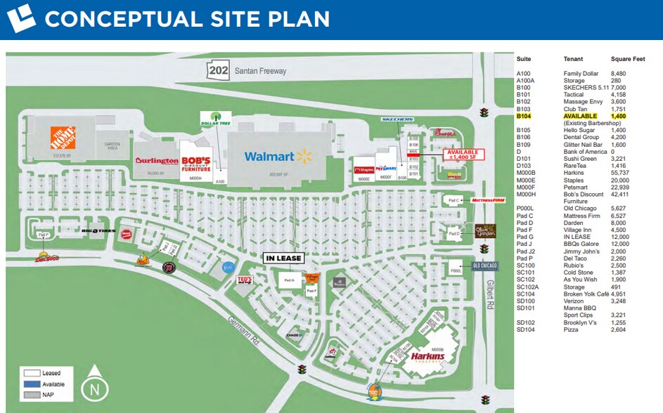 More Photos Of 2750-2860 E Germann Rd, Chandler Unknown For Lease