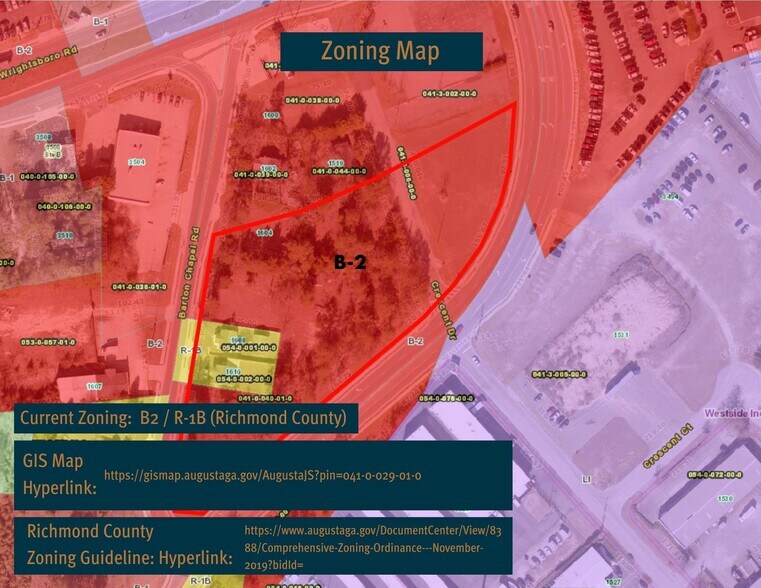 More Photos Of 1600 Barton Chapel Rd, Augusta Land For Sale