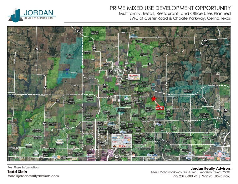 Primary Photo Of Custer @ Choate Parkway, Celina Land For Sale