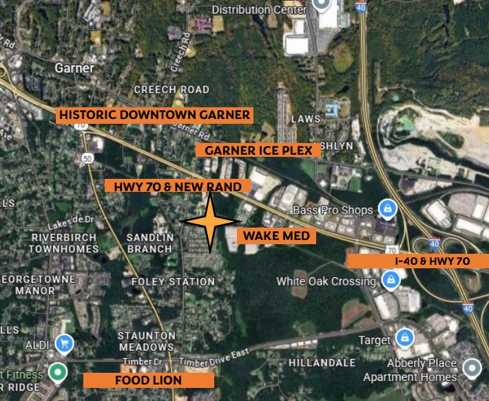 More Photos Of 203 New Rand Rd, Garner Land For Sale