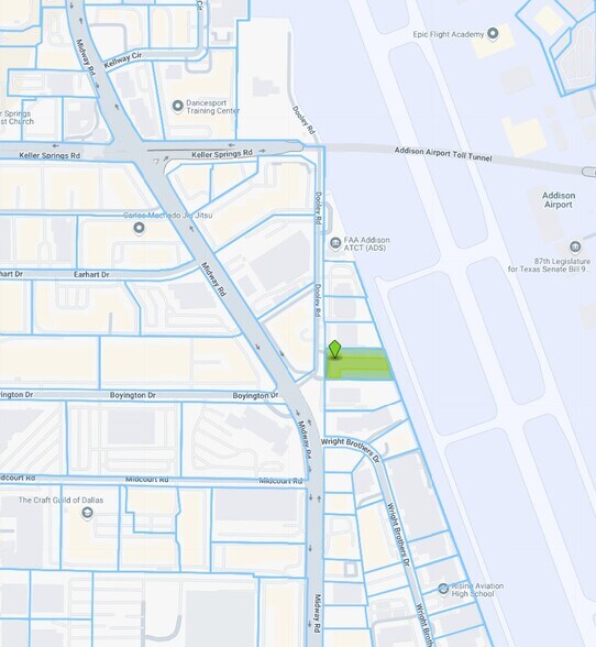 More Photos Of 15790 Dooley Rd, Addison Airplane Hangar For Sale