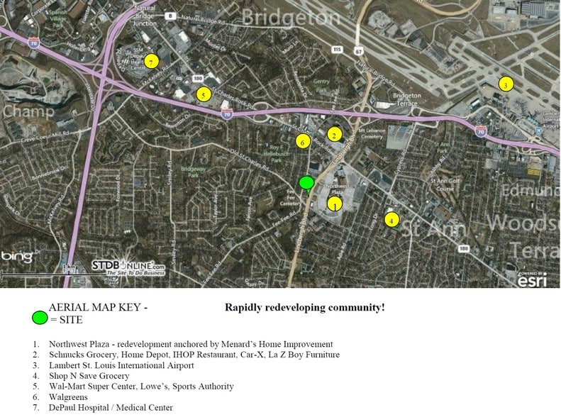 More Photos Of 3629-3639 N Lindbergh Blvd, Saint Ann Storefront For Lease