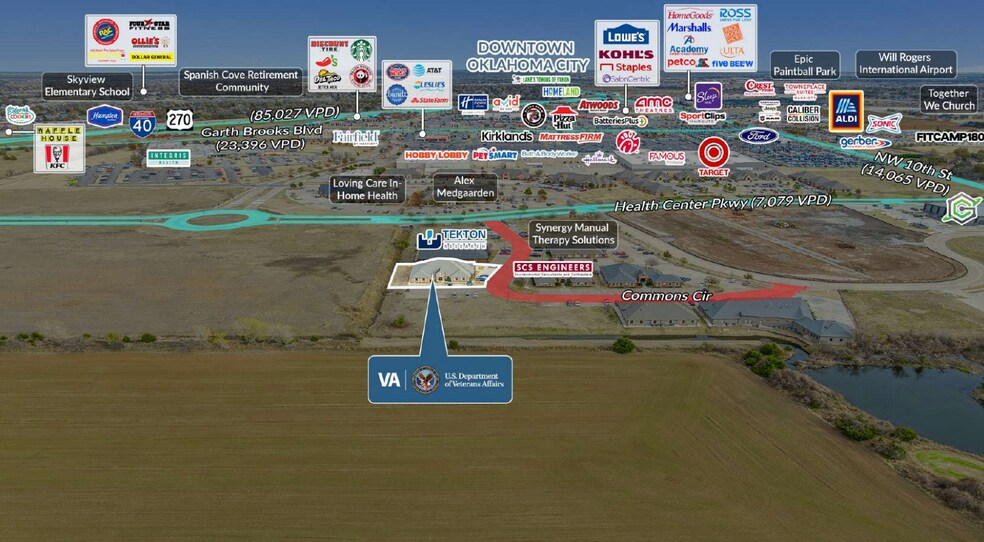 More Photos Of 1808 Commons Cir, Yukon Medical For Sale