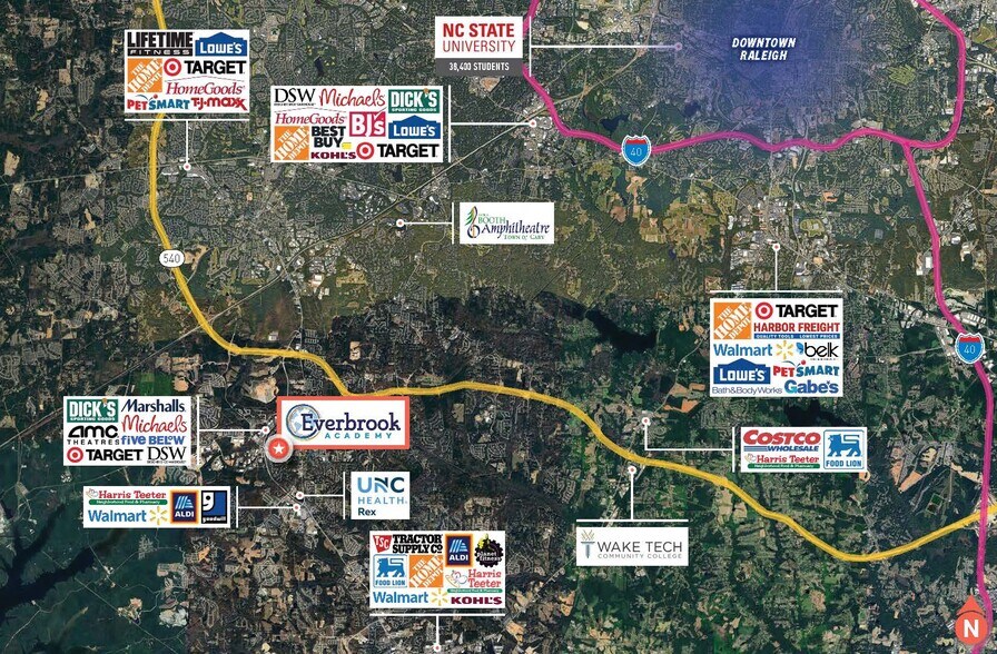 More Photos Of 105 Inglesham Dr, Holly Springs General Retail For Sale