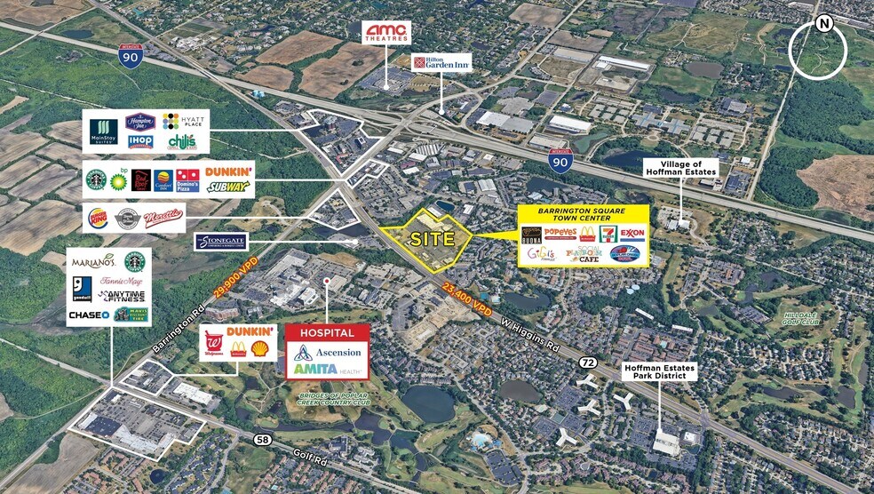 More Photos Of 2360 W Higgins Rd, Hoffman Estates Land For Lease