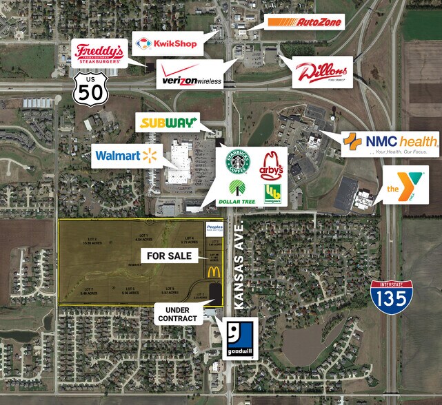 More Photos Of S Kansas Ave & Quail Creek Ave, Newton Land For Sale