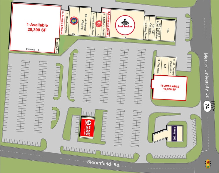 More Photos Of 3755 Bloomfield Rd, Macon-Bibb Unknown For Lease