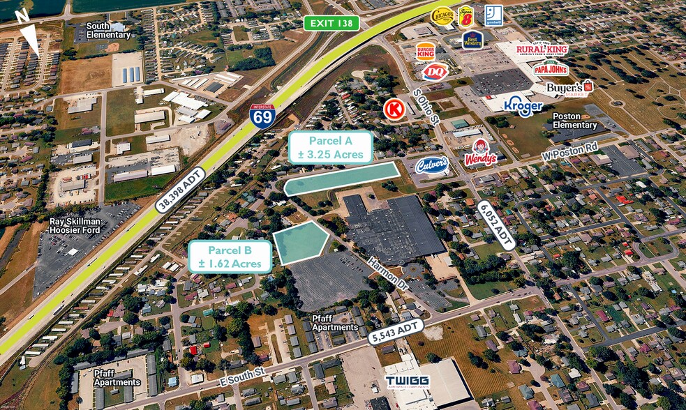 Primary Photo Of S. Ohio Street, Martinsville Land For Sale