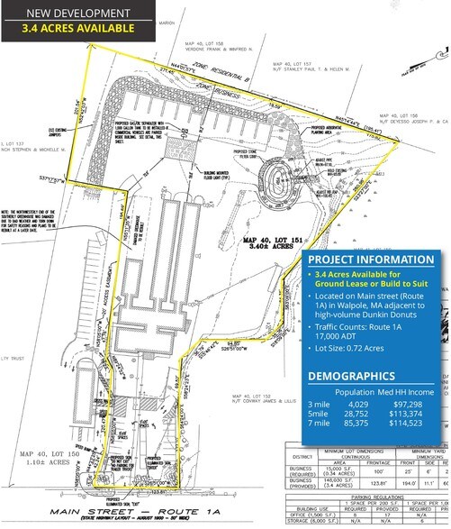 More Photos Of 1415 Main St, Walpole Land For Lease