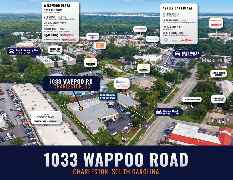More Photos Of 1033 Wappoo Rd, Charleston Showroom For Lease
