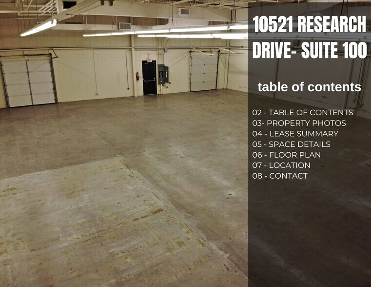 More Photos Of 10521 Research Dr, Knoxville Research And Development For Lease