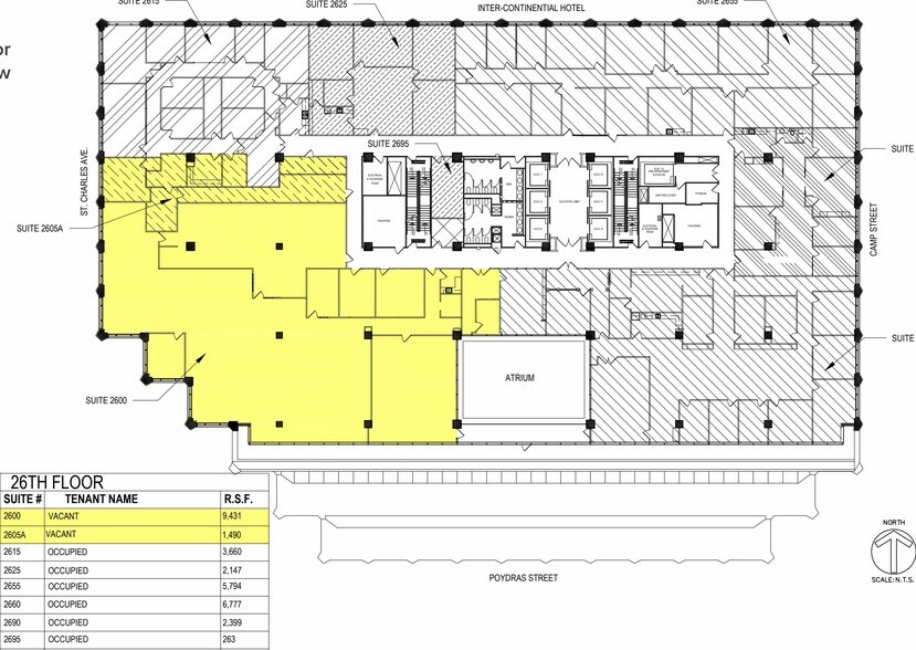 More Photos Of 601 Poydras St, New Orleans Office Residential For Lease