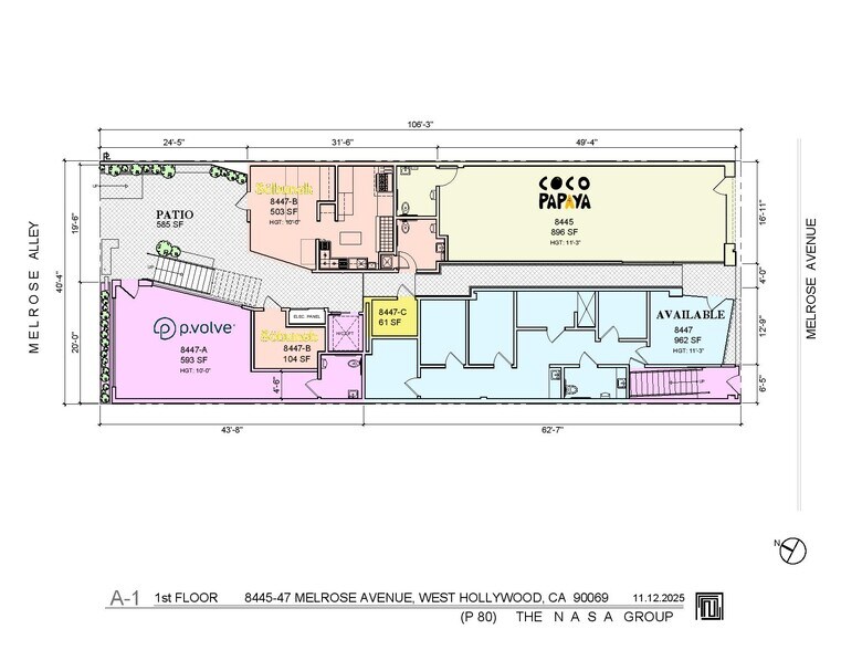 More Photos Of 8445-8447 Melrose Ave, West Hollywood Storefront For Lease